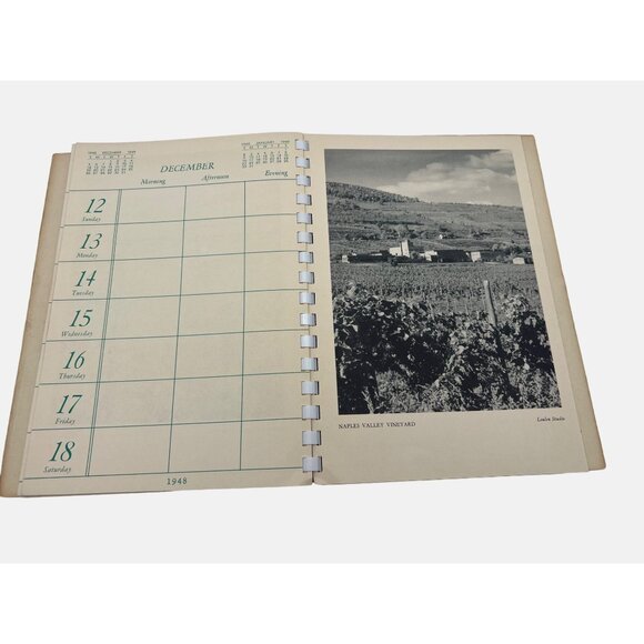 New York State 1948 Calendar & Engagement Book Junior Chamber of Commerce Jaycee - Picture 8 of 9